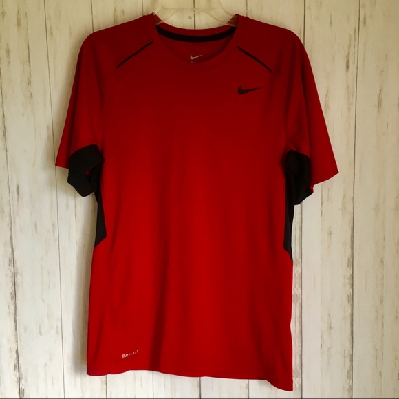 Nike Other - NIKE Dri-Fit Men's Red Athletic T-Shirt Top S
